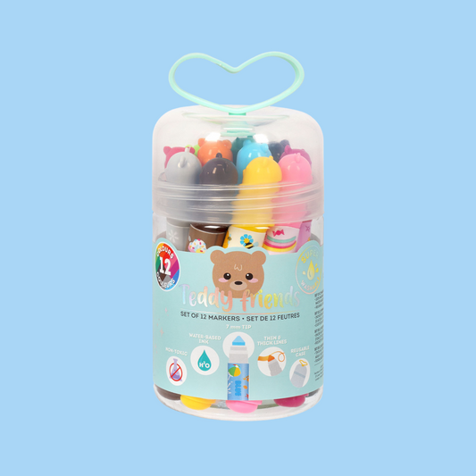 Teddy Bear Colouring Pen Set